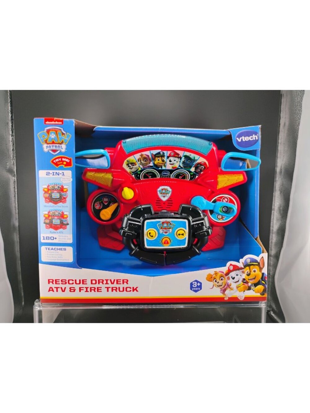 Paw Patrol VTech 2-In-1 Rescue Driver ATV & Fire Truck Toy